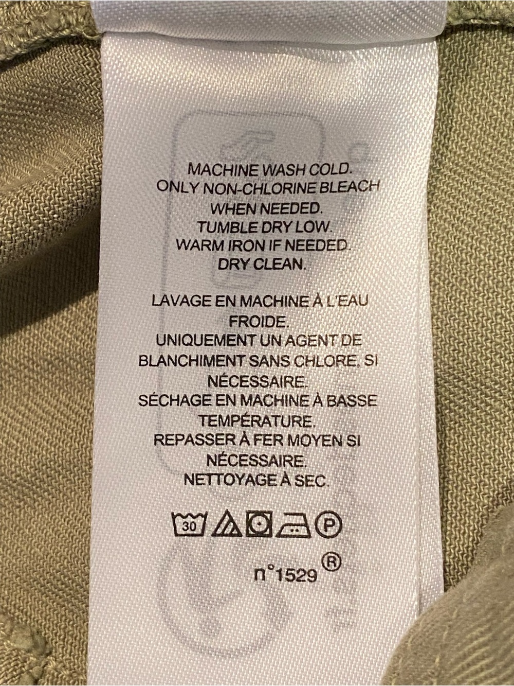 Lauren Ralph Lauren Pleated Cotton Twill Wide-Leg Cargo Pants, size 4 - Picture 9 of 10